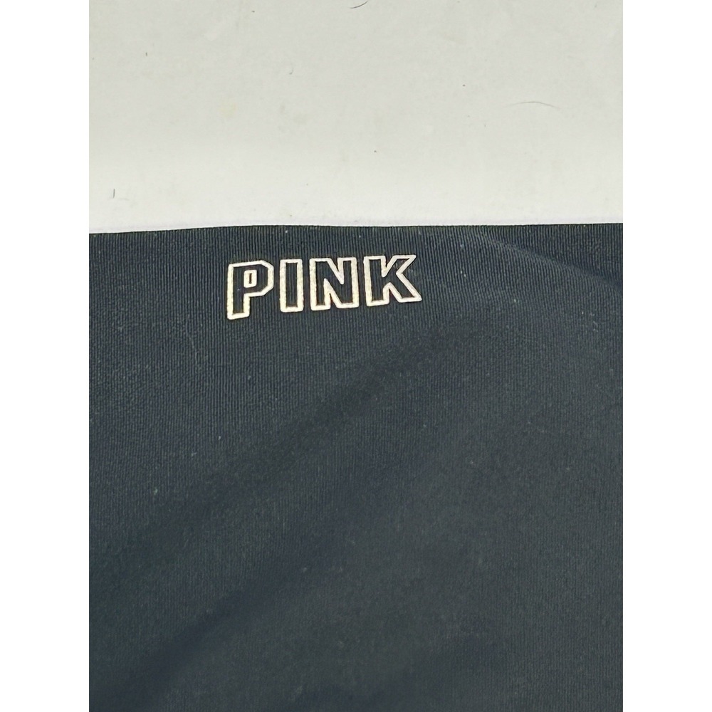 Victoria Secrets Pink Active Shorts Womens XXL Black Athletic Breathable Mesh - Picture 2 of 9